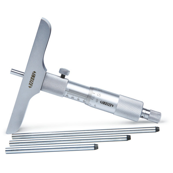 Insize, Depth Micrometer, 0-6", 3240-6