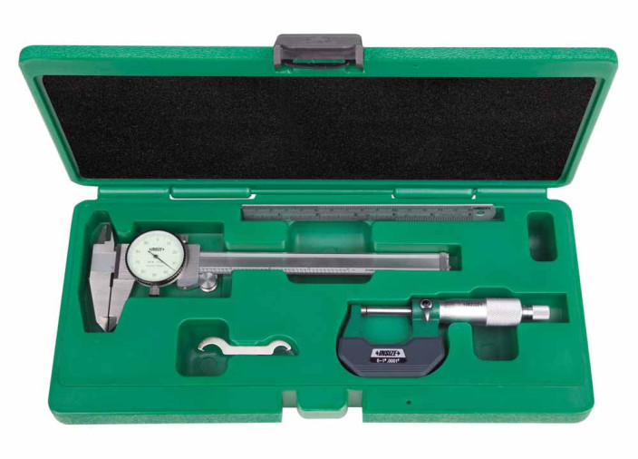 Insize, 3-Piece Measuring Tool Set, 5003-1 (Educational)