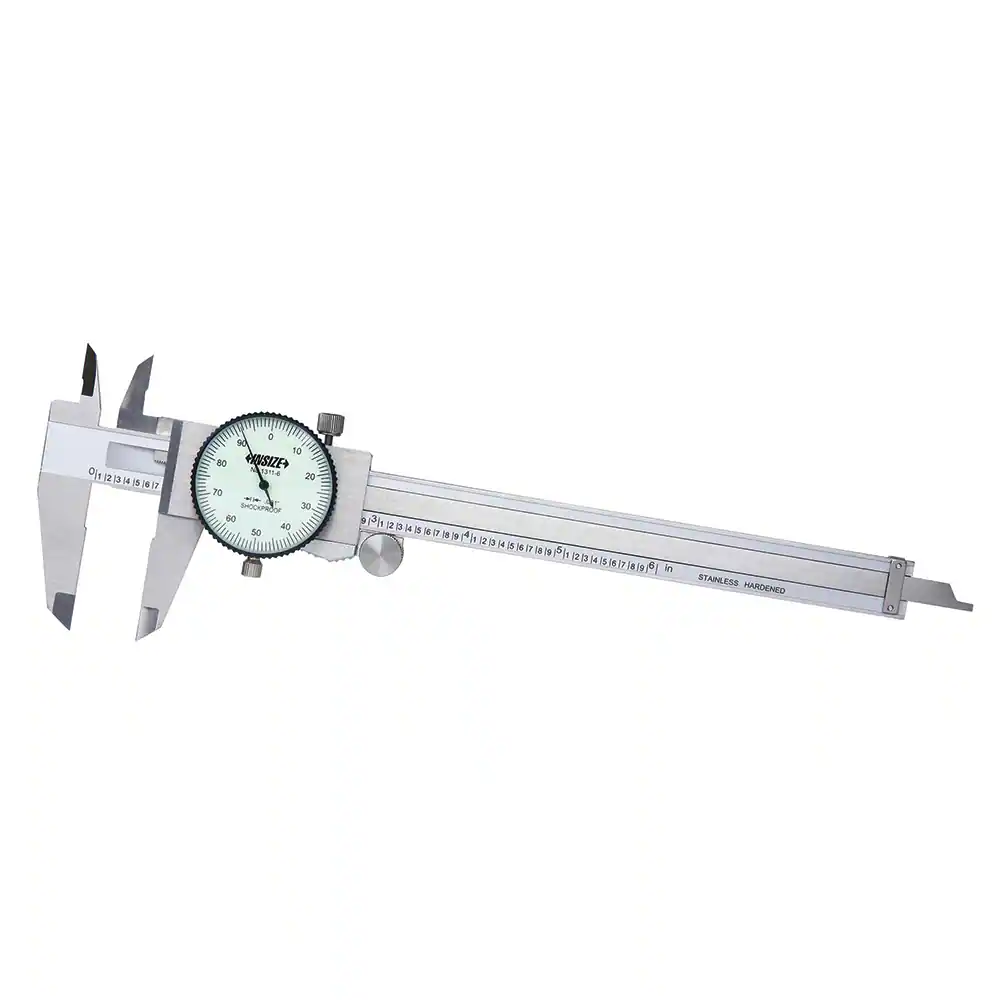 Insize, 6'' Range, 0.001'' Graduation, 0.1'' per Revolution, 1311-6 (Educational)