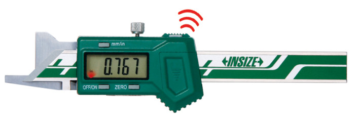 Insize, Wireless Digital Chamfer Gage, 0-.39"/0-10Mm, Chamfer 60°, 1180-66WL