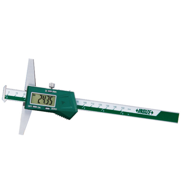 Insize, Digital Double Hook Depth Gage, 0-20"/0-500Mm, 1144-500A