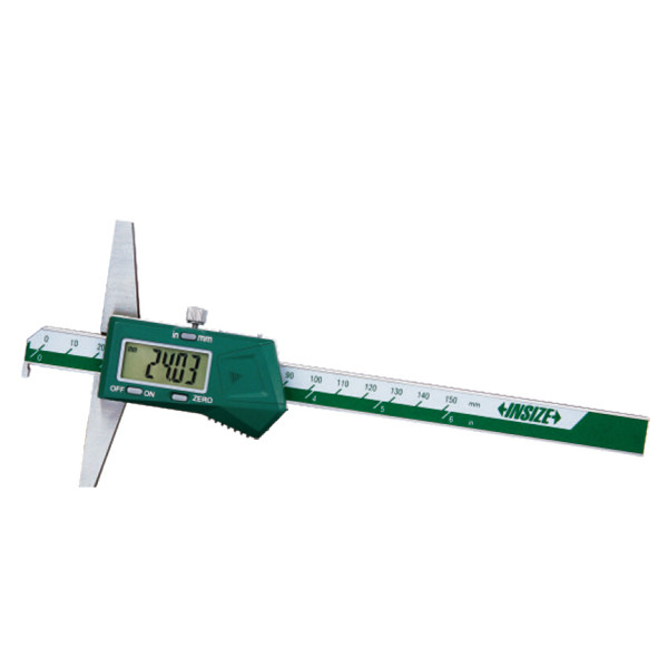 Insize, Digital Hook Depth Gage, 0-8"/0-200Mm, 1142-200A