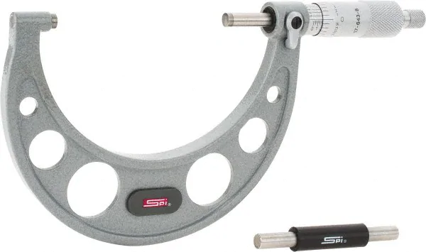SPI, 3 to 4 inch Range, 0.0001 Graduation, Mechanical Outside Micrometer, 42416941, (BF42416941)