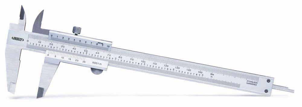 Insize, Vernier Caliper, 0-6"/0-150Mm, 1205-1502E (Educational)