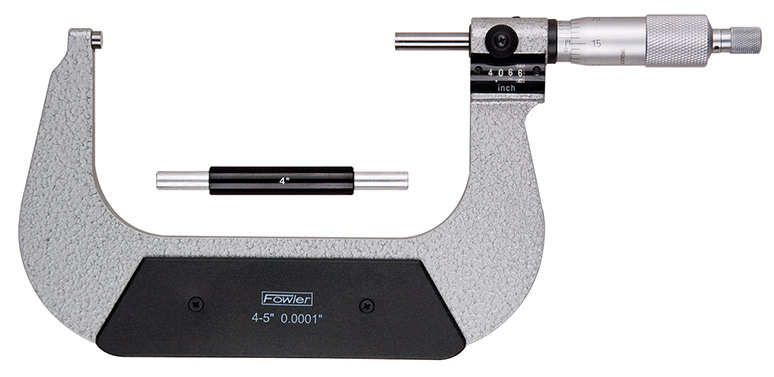 Fowler, 4-5” Digit Counter Outside Micrometer, 52-224-005-0