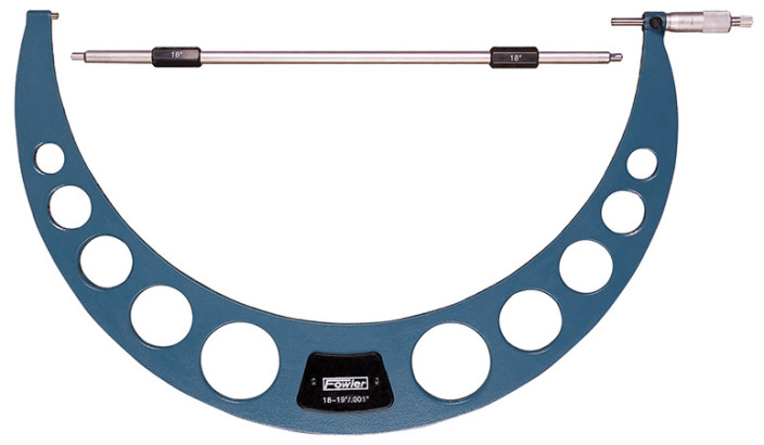Fowler, 18-19” Large Capacity Inch Micrometer, 52-240-019-0
