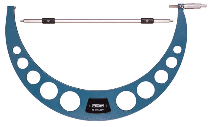 Fowler, 19-20” Large Capacity Inch Micrometer, 52-240-020-0