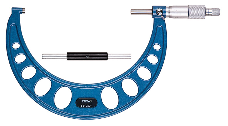 Fowler, 5-6 inch Outside Inch Micrometer, 52-253-006-1