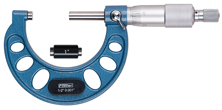 Fowler, 1-2 inch Outside Inch Micrometer, 52-253-102-1