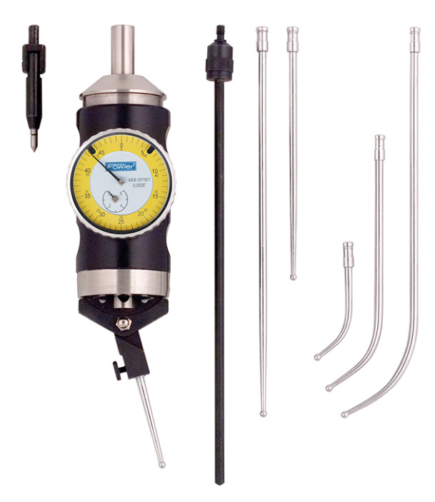 Fowler, 2D Coaxial Indicator Set — Inch ,52-710-025-0