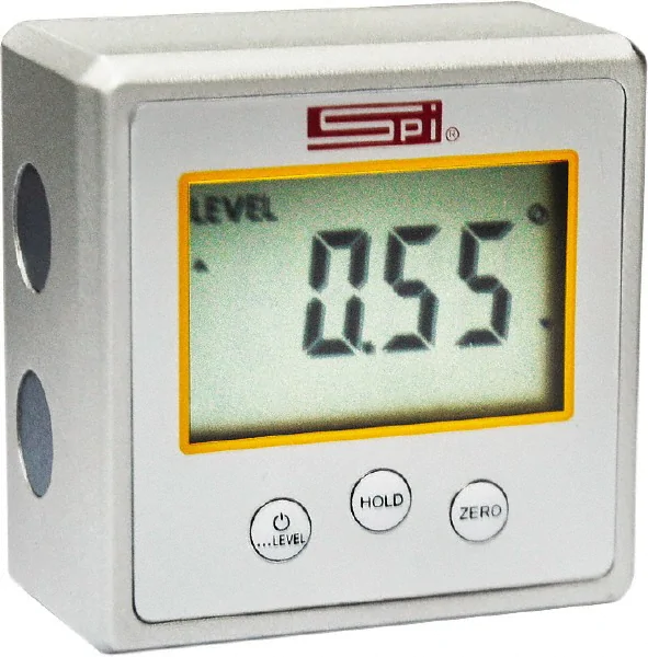 SPI, 0 to 90° Measuring Range, Magnetic Base Digital Protractor. 54325550, (BF54325550)