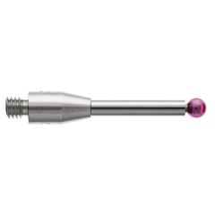 Renishaw, M3 Ø2.5 mm ruby ball, tungsten carbide stem, L 20.2 mm, EWL 12.7 mm, A-5003-0054