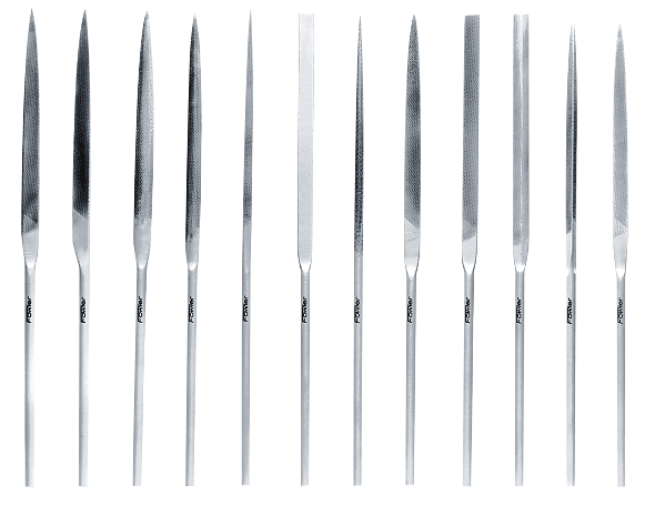 Fowler, 12 Piece Swiss Pattern File Set, 55-130-062-0