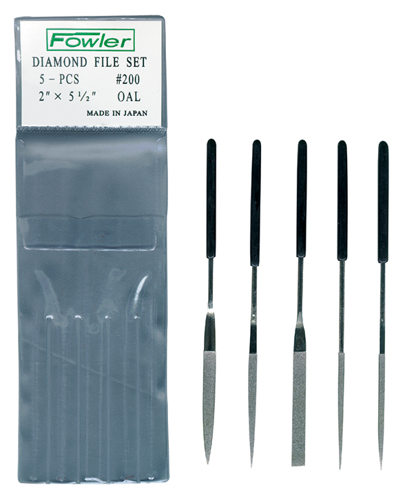 Fowler, 5 Piece Diamond File Set, 55-160-777