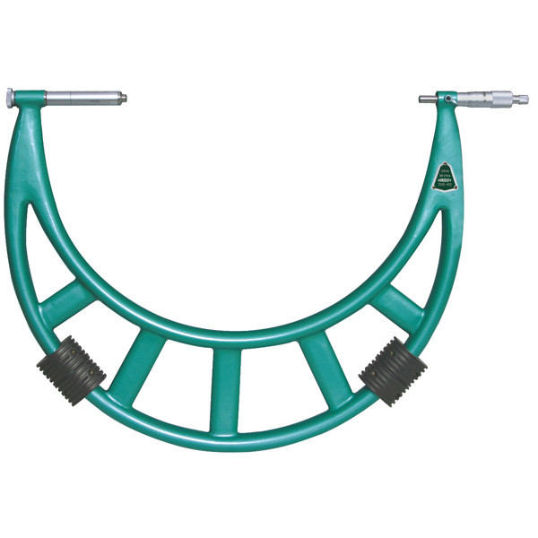 Insize, Outside Micrometer With Extension Anvil Collar, 40-48", 3205-48