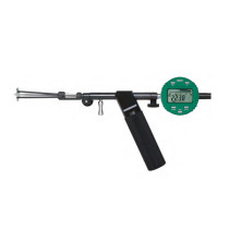 Insize, Pistol Grip Groove Bore Gages, Contact Points, .79-2.17", 2436-55