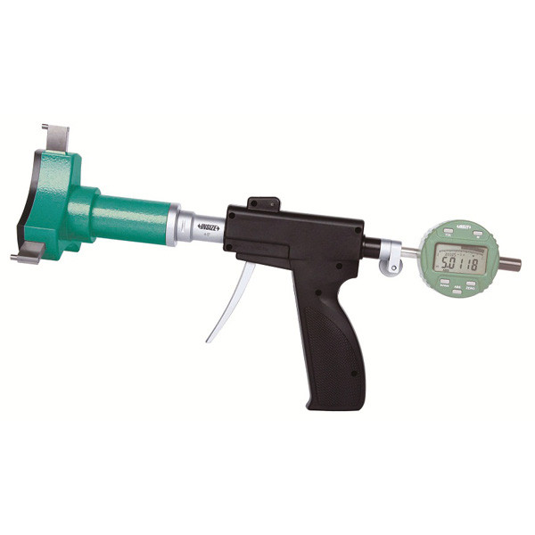 Insize, Pistol Grip Three Points Bore Gage, 2.5-3", 2124-E3