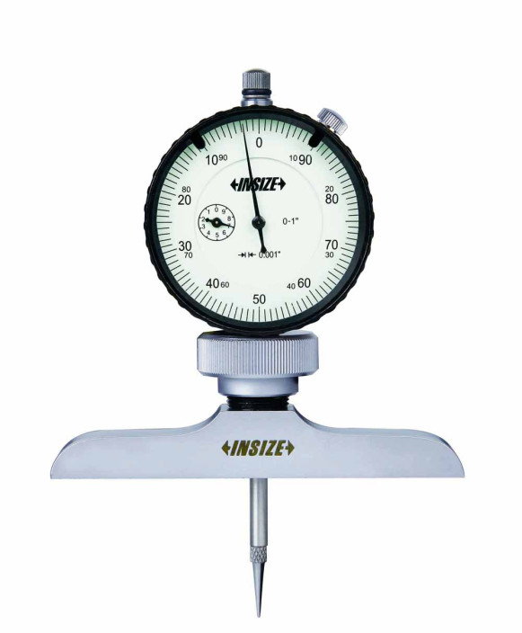 Insize, Dial Depth Gage, 0-12", 2341-2E1