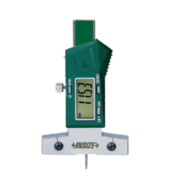 Insize, Mini Digital Depth Gage, 0-1"/0-25Mm, 1145-25A