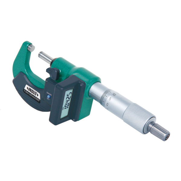 Insize, Digital Vertical Micrometer, 1-2"/25-50Mm, 3565-50BAE