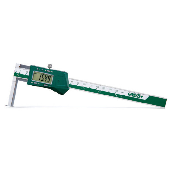 Insize, Digital Inside Groove Caliper, .43-6"/11-150Mm, 1520-150