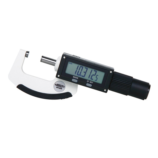 Insize, High Precision Non-Rotating Spindle Electronic Micrometers,25-55Mm/.98-2.17", 3661-55