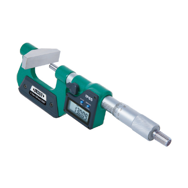 Insize, Digital Large Anvil Micrometer, 1-2"/25-50Mm, 3534-50AE