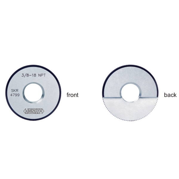 Insize, Npt Thread Ring Gage, 3/8X18Npt, 4634-3C18