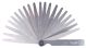 Fowler, Metric 20 Leaf Set Tapered Thickness Gage, 52-485-010-0