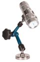 Fowler, Large Diameter Magnetic Base with Articulating Arm and LED Flashlight, 52-630-460