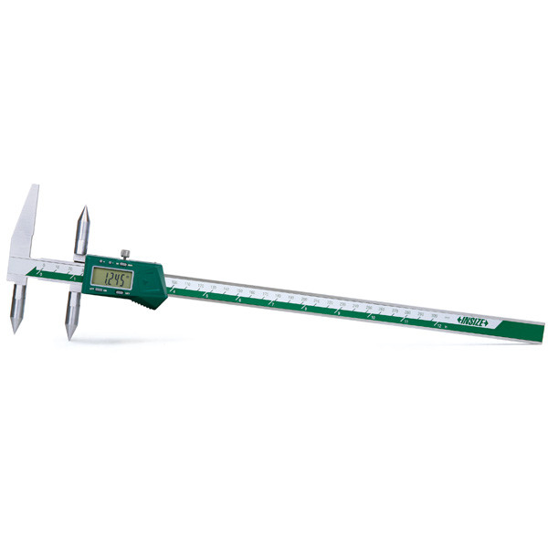 Insize, Digital Centerline/Edge To Center Caliper, Range Of Upper Jaw (Edge To Center): .4-20"/10.5-500Mm, Range Of Lower Jaw (Center To Center): .8-20"/20.5-500Mm, 1525-500E