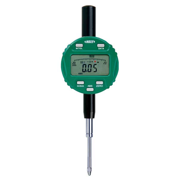 Insize, Digital Indicator (With Transmit Button And Light), 1"/25.4Mm, Lug Back, 2139-25E