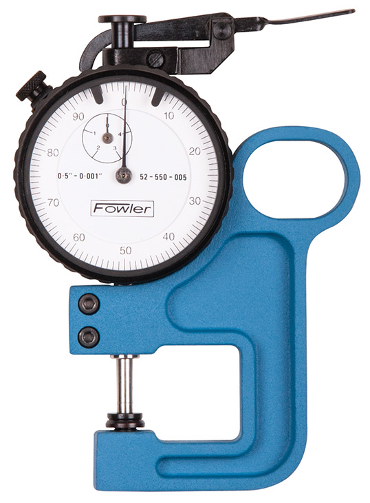 Fowler,0.5” Heavy Duty Dial Thickness Gage, 52-550-005