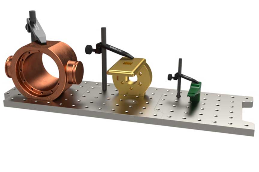Inspection Arsenal, Sturdy Lever Clamp – Metric, 2 SETS of 3 Sizes: 1.50 Inch, 2.50 Inch, 3.50 Inch, with M6 threads, LC-SET-6-M