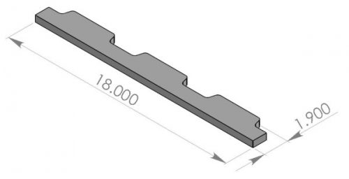 Inspection Arsenal, Loc-N-Load™ Docking Rails & End Caps –  30 Inch End Cap, LNL-ENDCAP-30