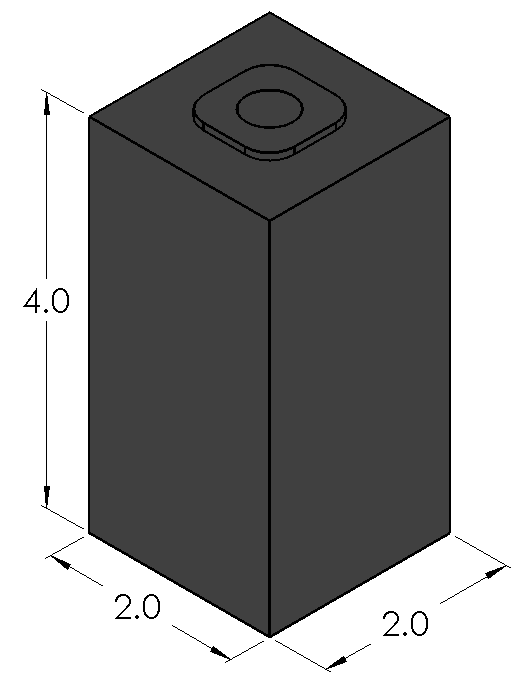 Inspection Arsenal, Modular Tower System Components – Spacer (Inch and Metric), MT_SPACER-4.0