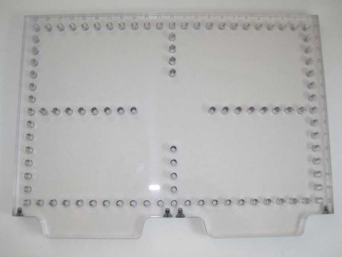 Inspection Arsenal, Open-Sight™ Fixture Plate – Polycarbonate - Inch, Plate 12 inch x 8 inch, OS-PLT-1208