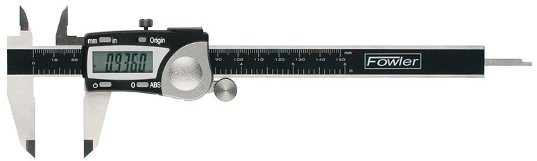 Fowler, 4”/100mm Economy Digital Caliper, 54-100-004-2