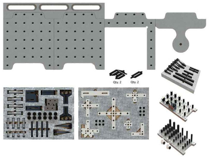 Inspection Arsenal, CMM Fixture System (12″ with WORKS Clamp Kit ...