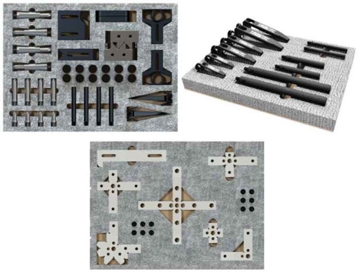 Inspection Arsenal, CMM Work Holding COMPLETE Kit – METRIC (82 pcs), TR-KIT-02M